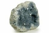 Sparkly, SKy-Blue Celestine (Celestite) Geode - Madagascar #344717-2